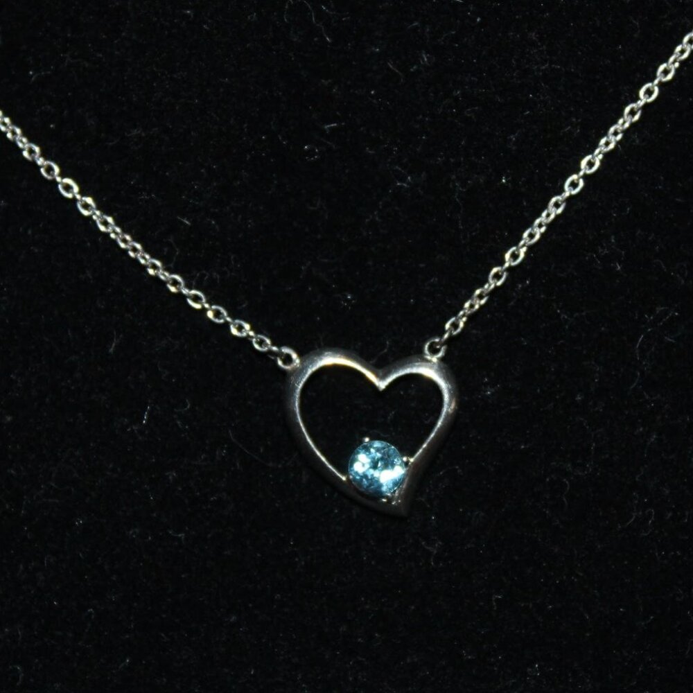 Boma Sterling Silver and Blue Topaz necklace